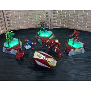 Marvel Avengers Playmation Lot Iron Man Gauntlet‎ Hulkbuster Tested Works